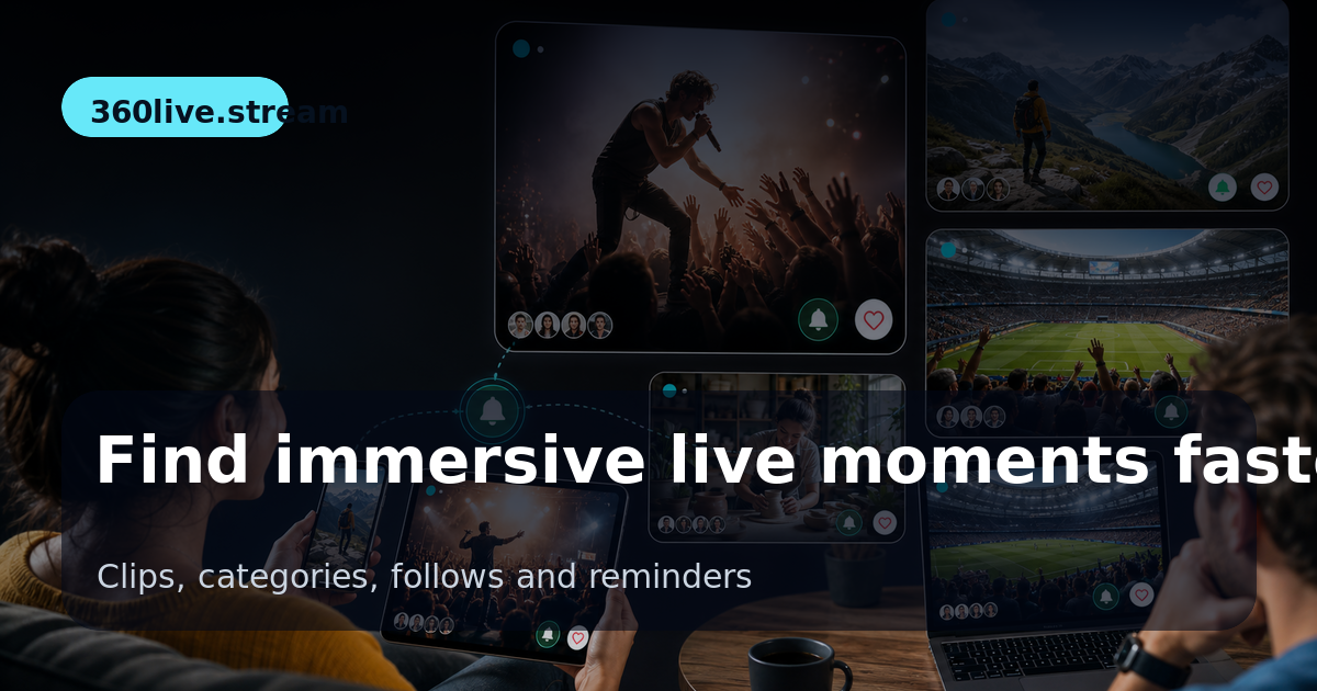 Travel and city walks viewers can join live or replay later.